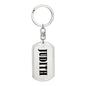 Judith v01 - Luxury Dog Tag Keychain
