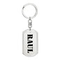 Raul - Luxury Dog Tag Keychain