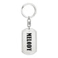 Melody v01 - Luxury Dog Tag Keychain
