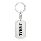 Jamal - Luxury Dog Tag Keychain