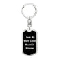 Love My White Cloud Mountain Minnow v2 - Luxury Dog Tag Keychain