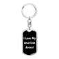 Love My American Avocet v2 - Luxury Dog Tag Keychain