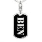 Ben v3 - Luxury Dog Tag Keychain