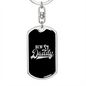 New Daddy - Luxury Dog Tag Keychain