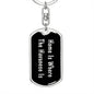 Havanese's Home v2 - Luxury Dog Tag Keychain