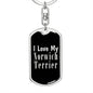 Love My Norwich Terrier v2 - Luxury Dog Tag Keychain