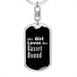 Basset Hound v2 - Luxury Dog Tag Keychain