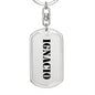 Ignacio - Luxury Dog Tag Keychain