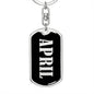 April v02 - Luxury Dog Tag Keychain
