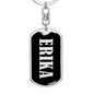 Erika v02 - Luxury Dog Tag Keychain