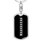 Sylvester v3 - Luxury Dog Tag Keychain