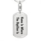 Papillon's Home - Luxury Dog Tag Keychain