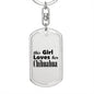 Chihuahua - Luxury Dog Tag Keychain