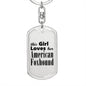 American Foxhound - Luxury Dog Tag Keychain