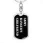 Army Ranger's Girlfriend v2 - Luxury Dog Tag Keychain