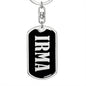 Irma v02 - Luxury Dog Tag Keychain