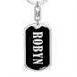 Robyn v02 - Luxury Dog Tag Keychain