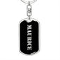 Maurice v3 - Luxury Dog Tag Keychain