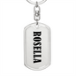 Rosella v01 - Luxury Dog Tag Keychain