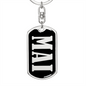 Mai v02 - Luxury Dog Tag Keychain