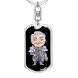 Knight 06-2 - Luxury Dog Tag Keychain