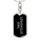 Louisville Girl v5 - Luxury Dog Tag Keychain