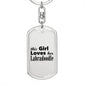 Labradoodle - Luxury Dog Tag Keychain