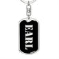Earl v3 - Luxury Dog Tag Keychain