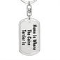 Cairn Terrier's Home - Luxury Dog Tag Keychain
