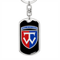 58th Motorized Infantry Brigade (Ukraine) v3 - Luxury Dog Tag Keychain
