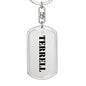 Terrell - Luxury Dog Tag Keychain