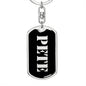 Pete v3 - Luxury Dog Tag Keychain
