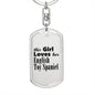 English Toy Spaniel - Luxury Dog Tag Keychain
