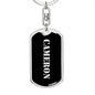 Cameron v3 - Luxury Dog Tag Keychain