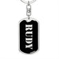 Rudy v3 - Luxury Dog Tag Keychain