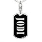 Jodi v02 - Luxury Dog Tag Keychain