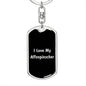 Love My Affenpinscher v5 - Luxury Dog Tag Keychain