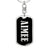 Aimee v02 - Luxury Dog Tag Keychain