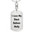 Love My Black Balloon Molly - Luxury Dog Tag Keychain