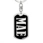 Mae v02 - Luxury Dog Tag Keychain