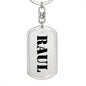 Raul - Luxury Dog Tag Keychain