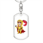 Knight 05 - Luxury Dog Tag Keychain