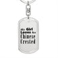 Chinese Crested - Luxury Dog Tag Keychain