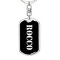 Rocco v3 - Luxury Dog Tag Keychain