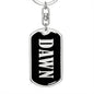 Dawn v02 - Luxury Dog Tag Keychain