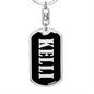 Kelli v02 - Luxury Dog Tag Keychain