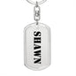 Shawn - Luxury Dog Tag Keychain