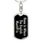 English Mastiff's Home v2 - Luxury Dog Tag Keychain