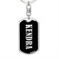 Kendra v02 - Luxury Dog Tag Keychain