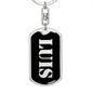 Luis v3 - Luxury Dog Tag Keychain